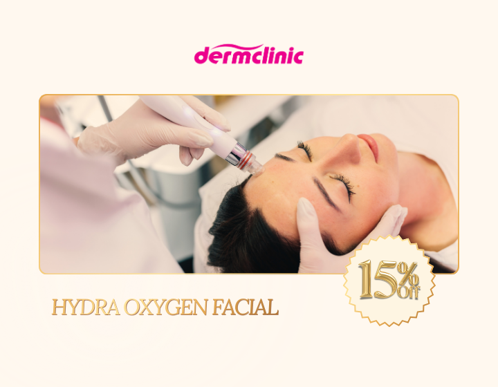 15% OFF Hydra Oxygen Facial