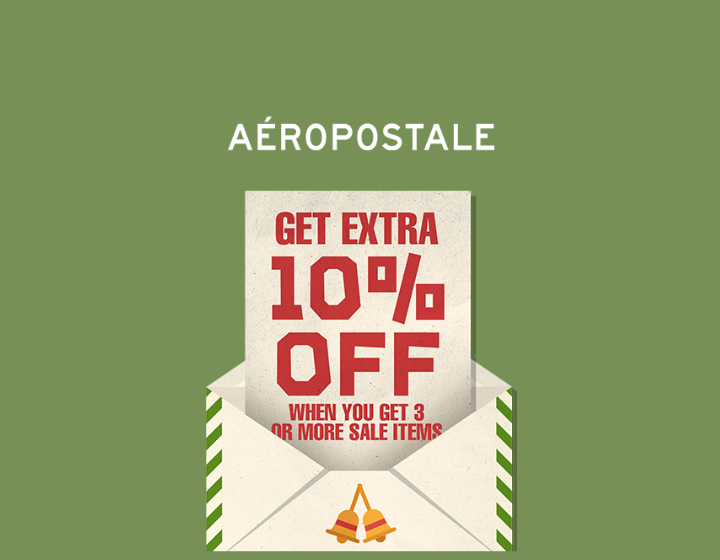 Buy 3 or more sale items and get 10% Off