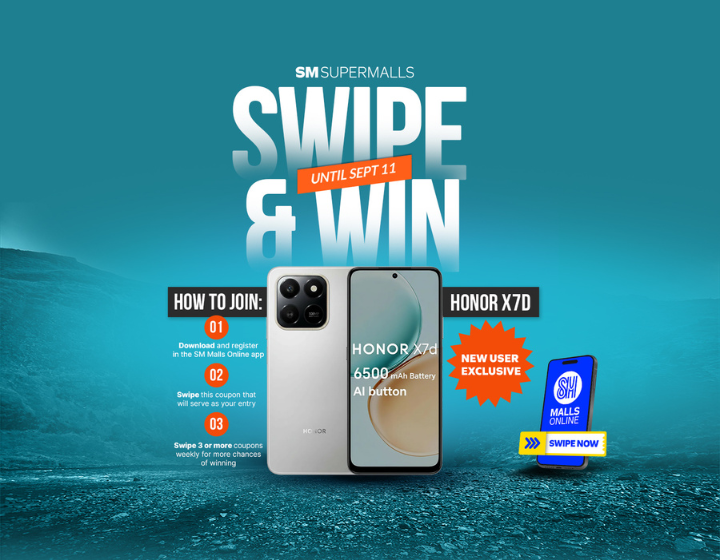 Swipe & Win an HONOR X7D!