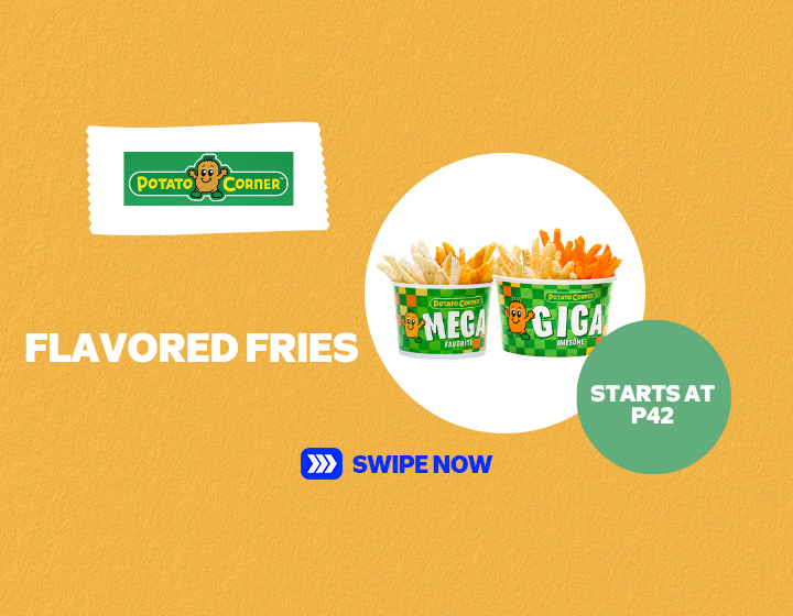 POTATO CORNER FLAVORED FRIES AT SM CITY TELABASTAGAN