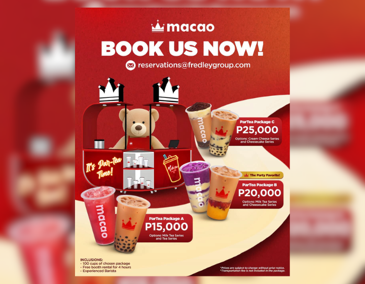 Partea Package Starts at P15,000