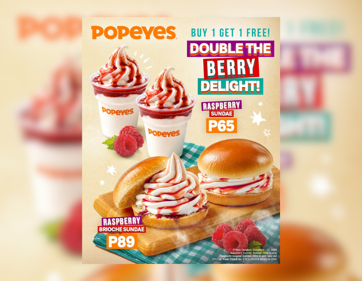 Double the berry delight starts at P65