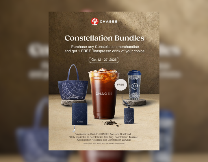 Buy Constellation Merch, Get 1 FREE Teaspresso Drink
