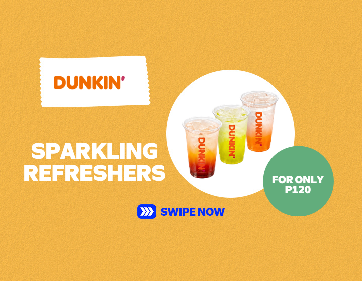DUNKIN SPARKLING REFRESHERS AT SM CITY TELABASTAGAN