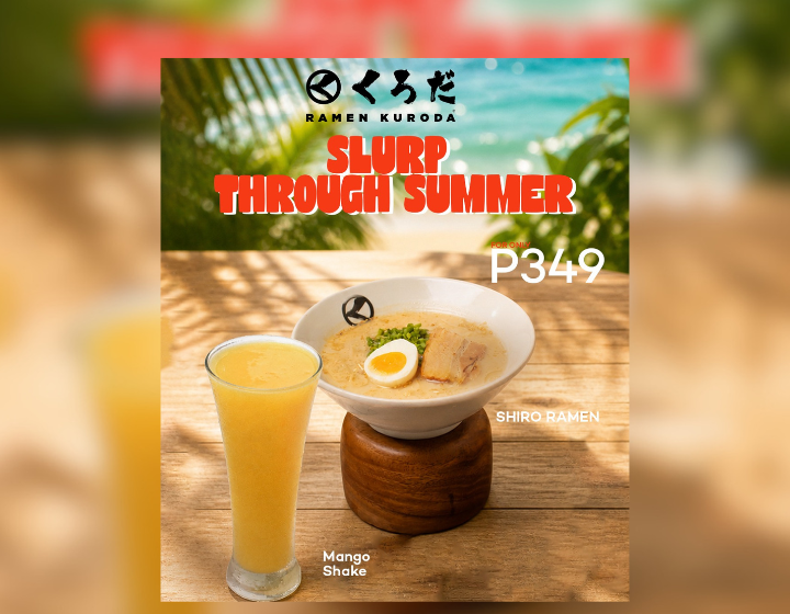 Shiro Ramen + Mango Shake for only P349