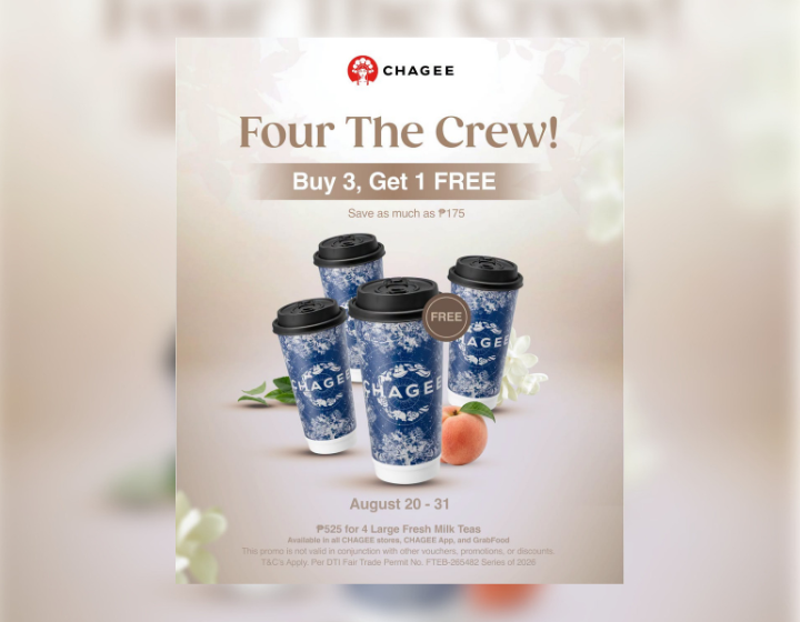 BUY 3, Get 1 FREE with Large Fresh Milk Tea