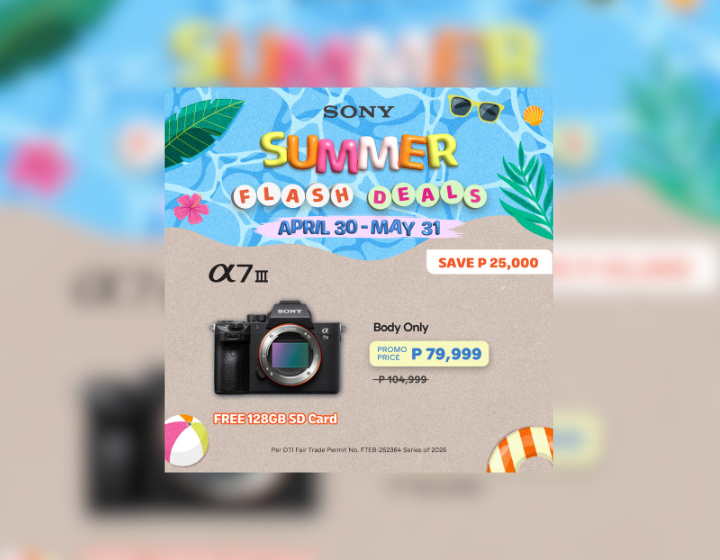 Save up to P25,000 on Alpha 7 III