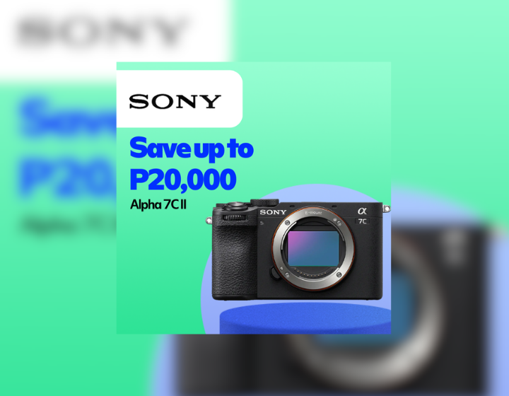 Save up to P20,000 on Alpha 7C II