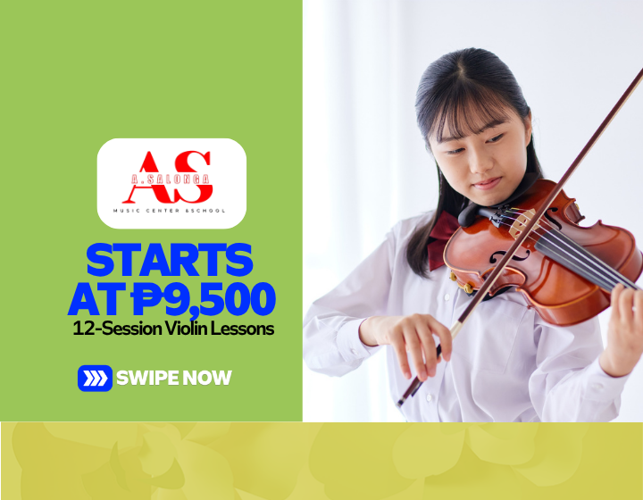 12-Session Violin Lessons Starting At P9,500