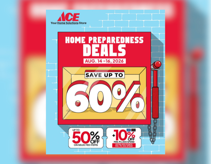 EXTRA 10% OFF with a minimum ₱3,000 spend ​