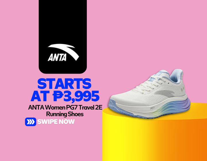 ANTA Women PG7 Travel 2E Running Shoes Starting At P3,995