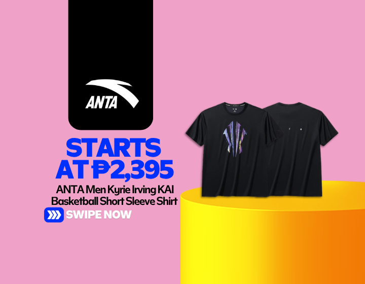 ANTA Men Kyrie Irving KAI Basketball Short Sleeve Shirt Starting At P2,395