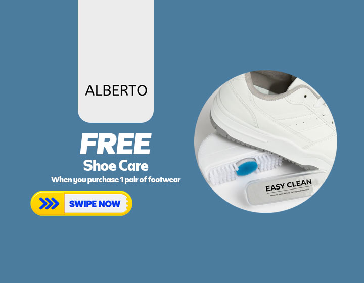 Buy 1 Footwear, Get FREE Shoe Care