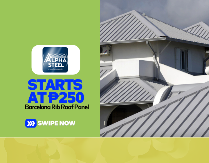 Barcelona Rib Roof Panel Starting At P250