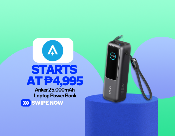 Anker 25,000mAh Laptop Power Bank Starting At P4,995