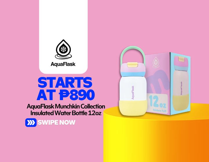 AquaFlask Munchkin Collection Insulated Water Bottle 12oz Starting At P890