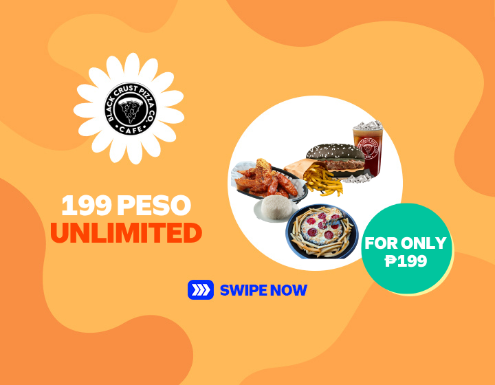 199 Peso Unlimited at Black Crust Pizza Co