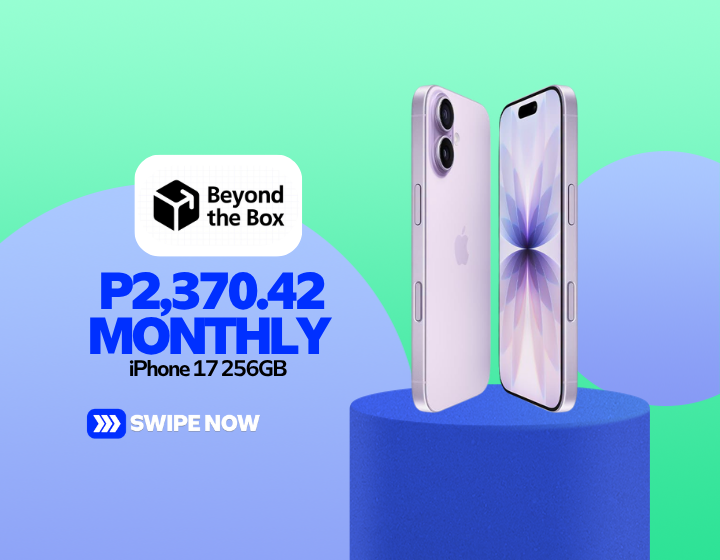 iPhone 17 256GB Starts P2,370.42 Monthly