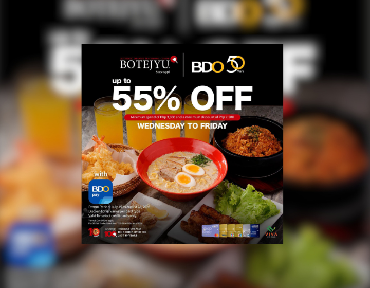 Up To 55% OFF With Minimum Spend of P3,000