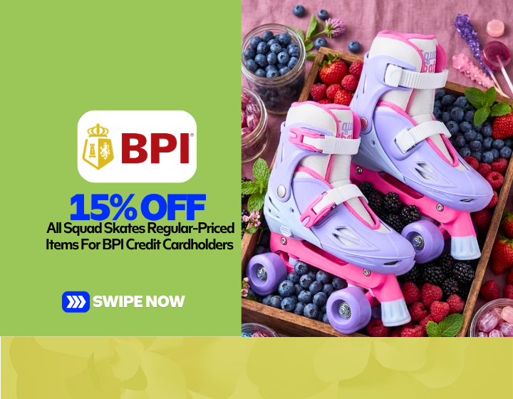 15% Off On All Squad Skates Regular-Priced Items For BPI Credit Cardholders