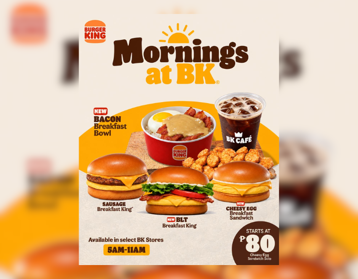 Mornings at BK starts at P80