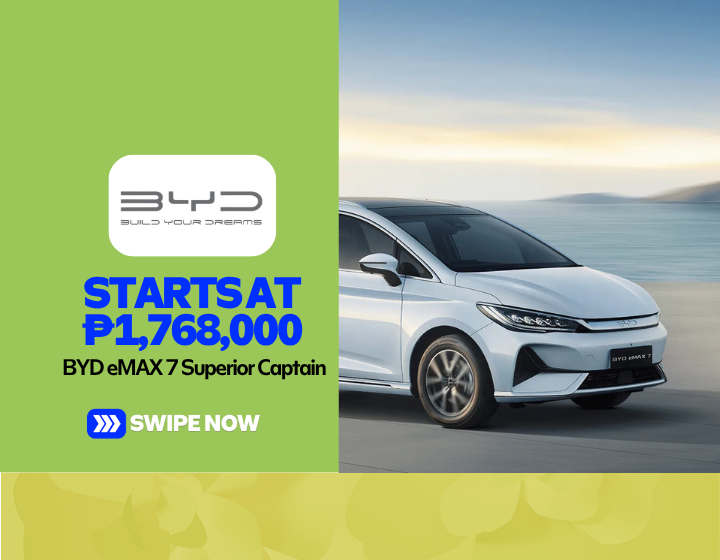 BYD eMAX 7 Superior Captain Starting At P1,768,000