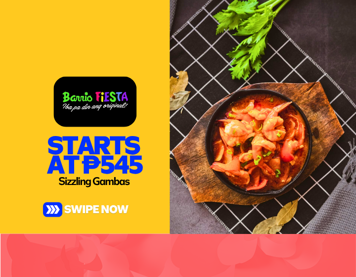 Sizzling Gambas Starting At P545
