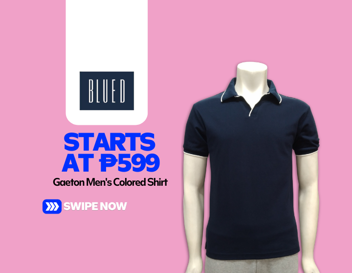Gaeton Men's Colored Shirt Starting At P599