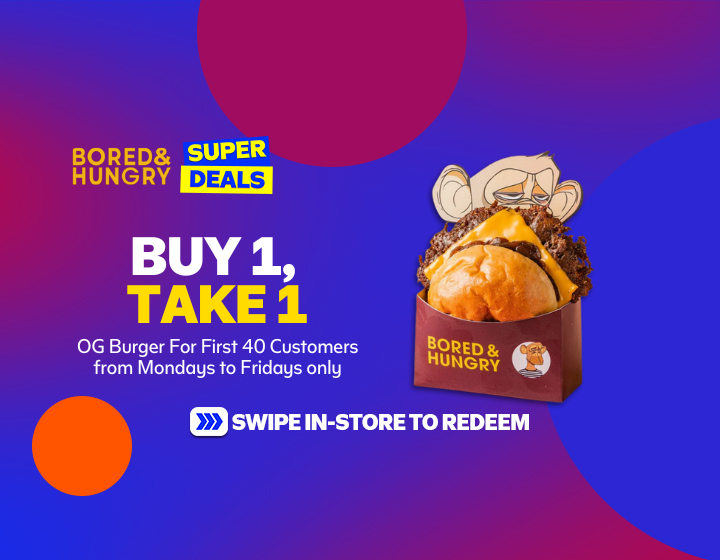 Buy 1, Take 1 On The OG Burger For First 40 Customers