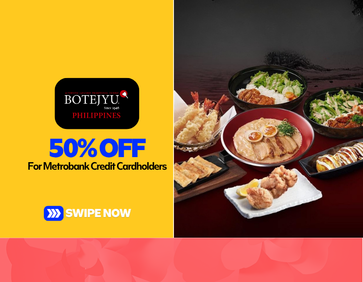 50% Off For Metrobank Credit Cardholders