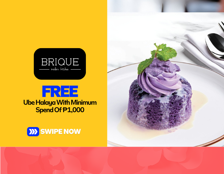 Free Ube Halaya With Minimum Spend Of P1,000