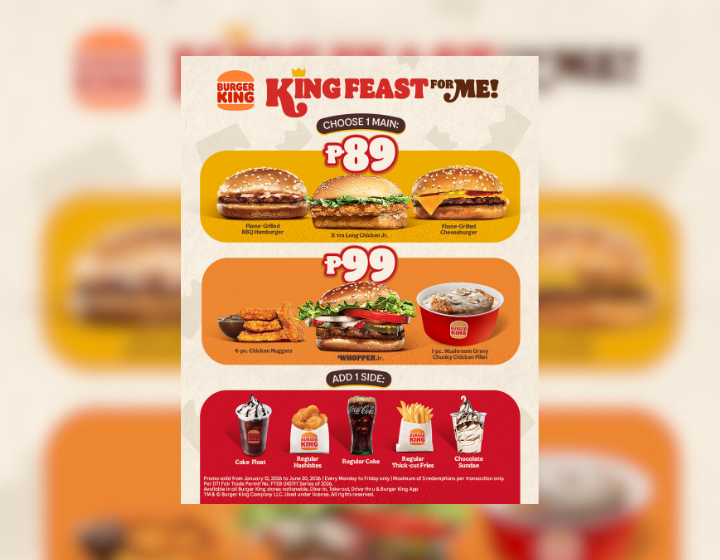 King Feast For Me combos starts at P89