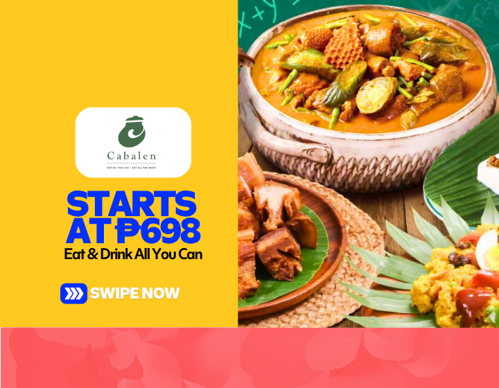Eat & Drink All You Can Starting At P698