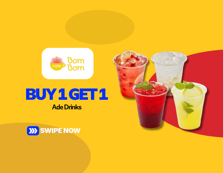 Buy 1 Get 1 on Ade Drinks
