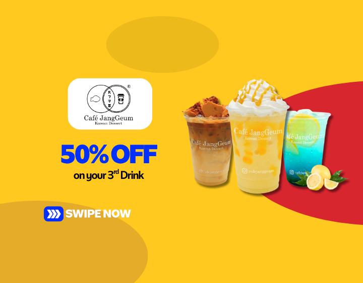 50% OFF on your 3rd Drink
