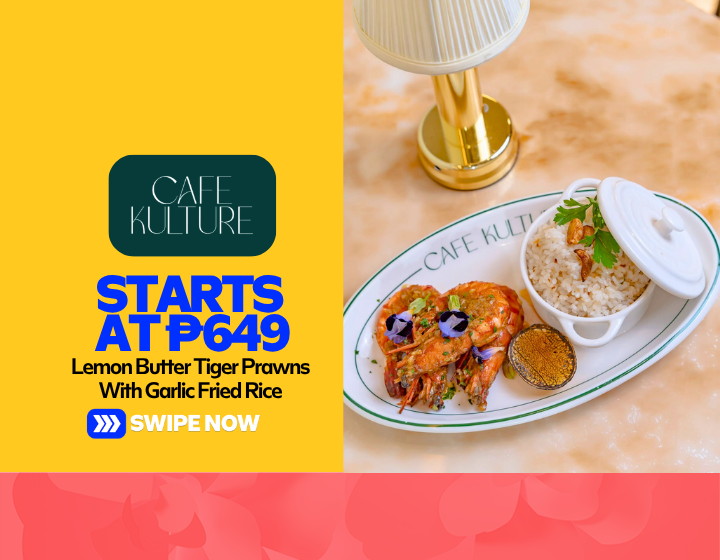 Lemon Butter Tiger Prawns With Garlic Fried Rice Starting At P649