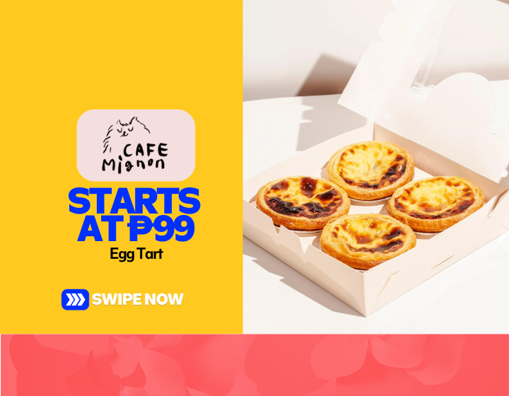 Egg Tart Starting At P99
