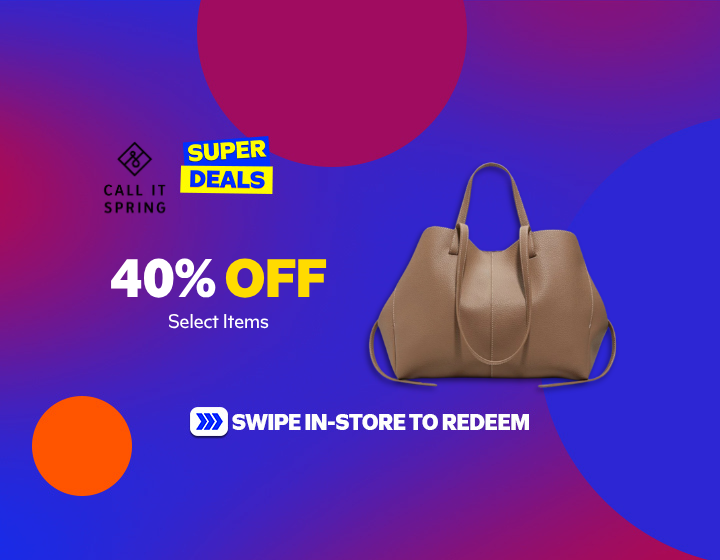40% Off Select Items