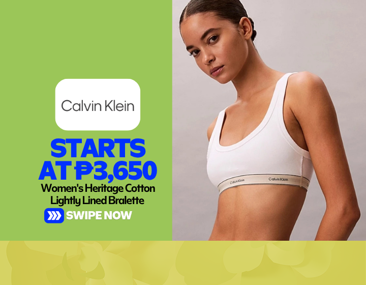 Women's Heritage Cotton Lightly Lined Bralette Starting At P3,650