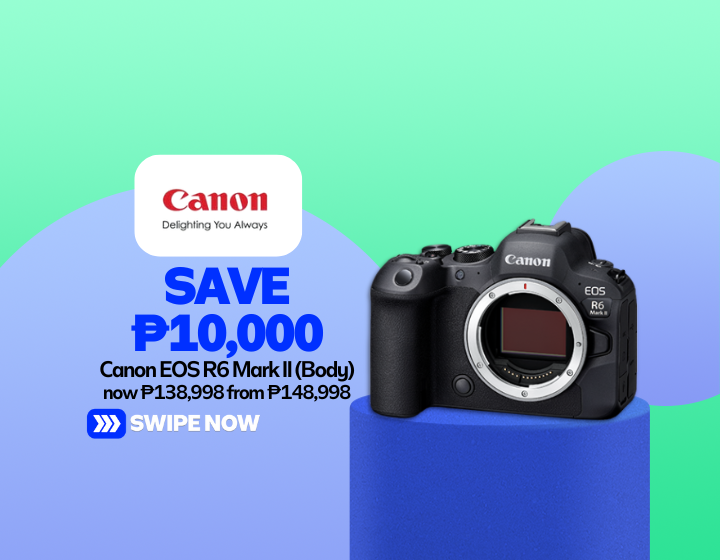 Less P10,000 On The Canon EOS R6 Mark II (Body)