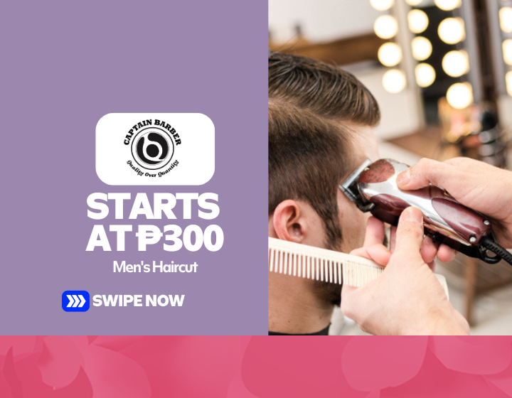Men's Haircut Starting At P300
