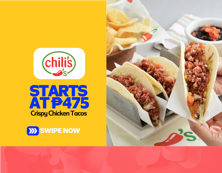 Crispy Chicken Tacos Starting At P475