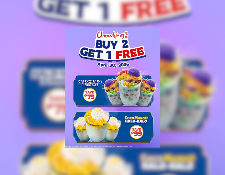 Buy 2 Get 1 on Halo-Halo