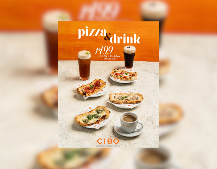 Pizza & Drink Combo for only P199