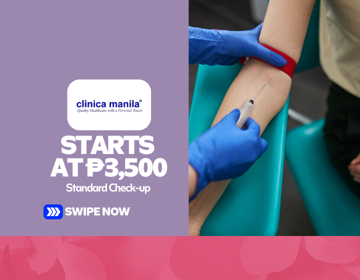Standard Check-up Starting At P3,500