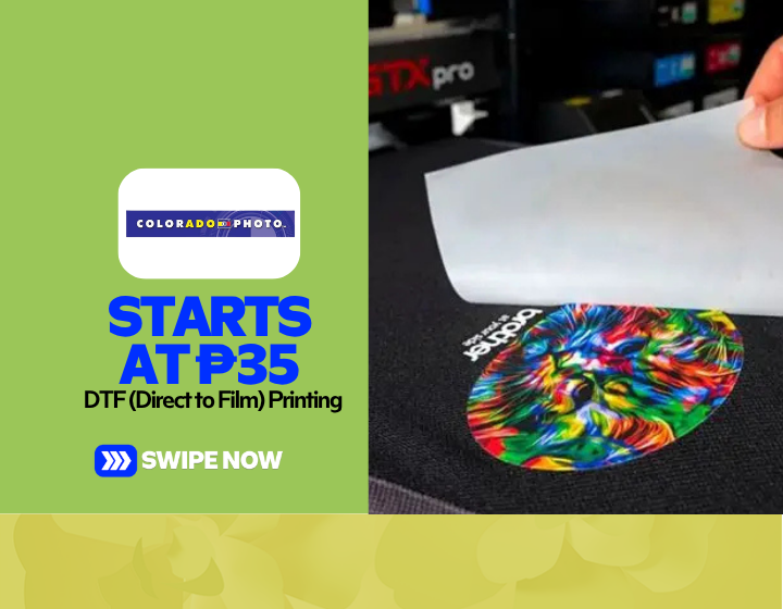 DTF (Direct to Film) Printing Starting At P35