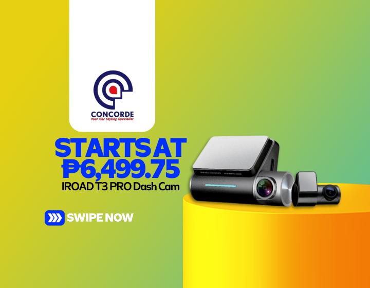 IROAD T3 PRO Dash Cam Starting At P6,499.75