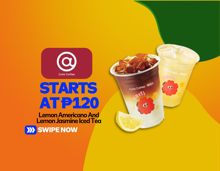 Lemon Americano And Lemon Jasmine Iced Tea Starting At P120