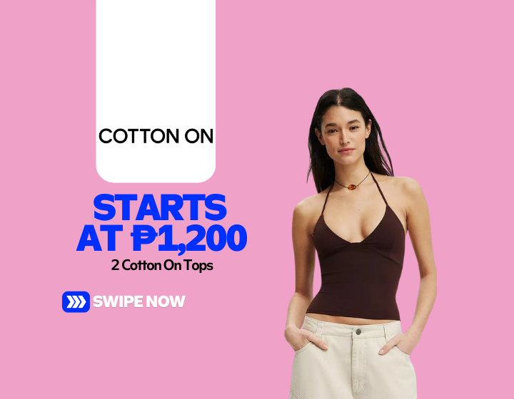 2 Cotton On Tops Starting At P1,200