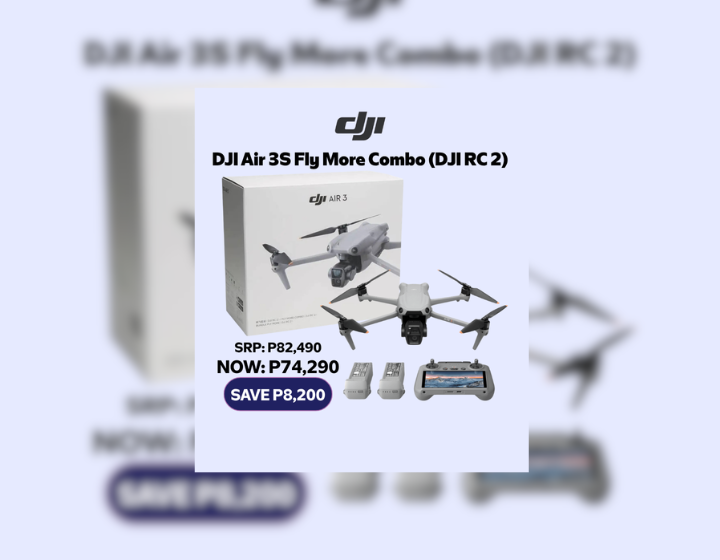 DJI Air 3S Fly More Combo (DJI RC 2) for P74,290